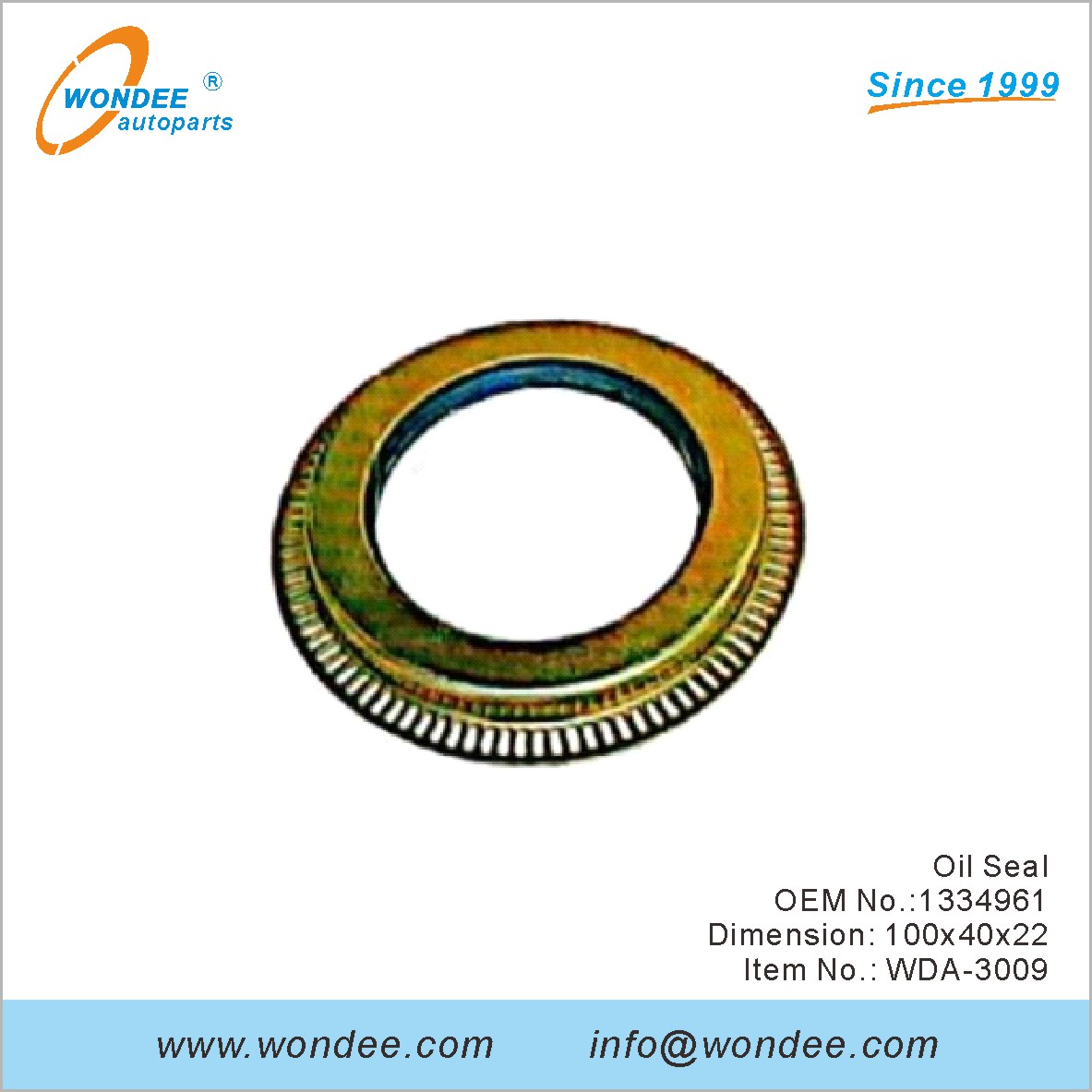 Sceau d'huile OEM 1334961 pour DAF de Wondee