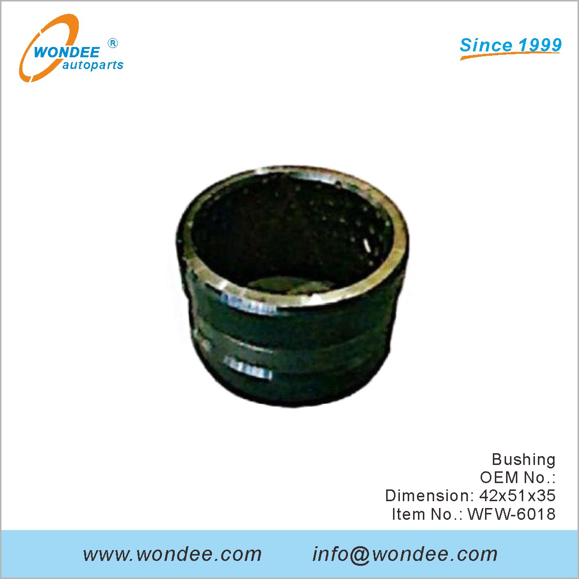 Bushing OEM pour Fuwa de Wondee (7)