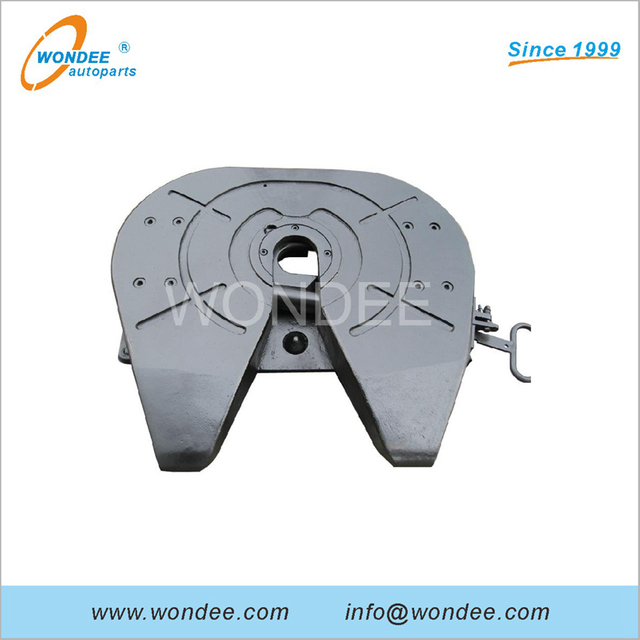 2/3,5 pouces 50/90 # Casting Fifth Wheel pour camions lourds, tracteurs et semi-remorques