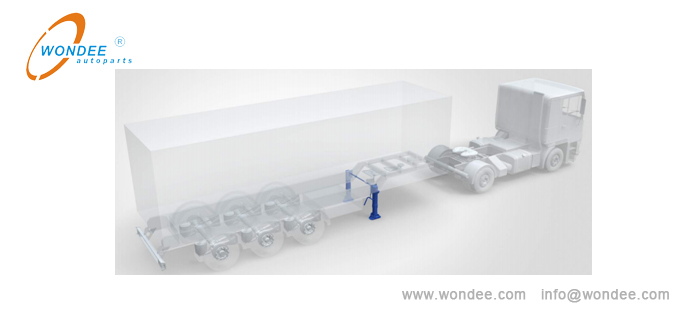 Gardage d'atterrissage pour semi-remorque robuste de Chine Fabricant / Wonais Autoparts