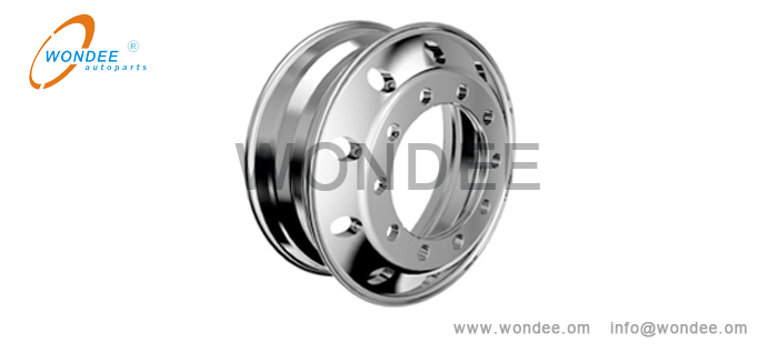 Roues d'alliage d'aluminium / jantes pour camions lourds et bus de la Chine Fabricant / Wonais Autoparts