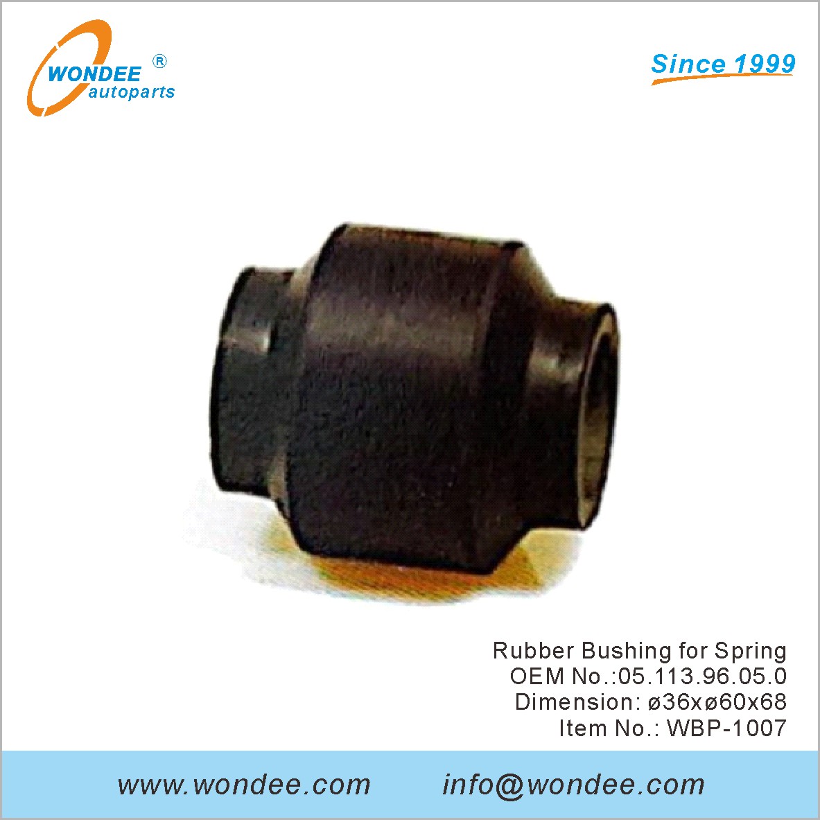 Suise en caoutchouc pour Spring OEM 0511396050 pour BPW de Wondee