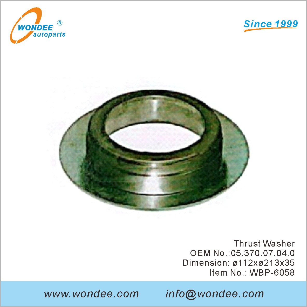 Lave-glace OEM 0537007040 pour BPW de Wondee