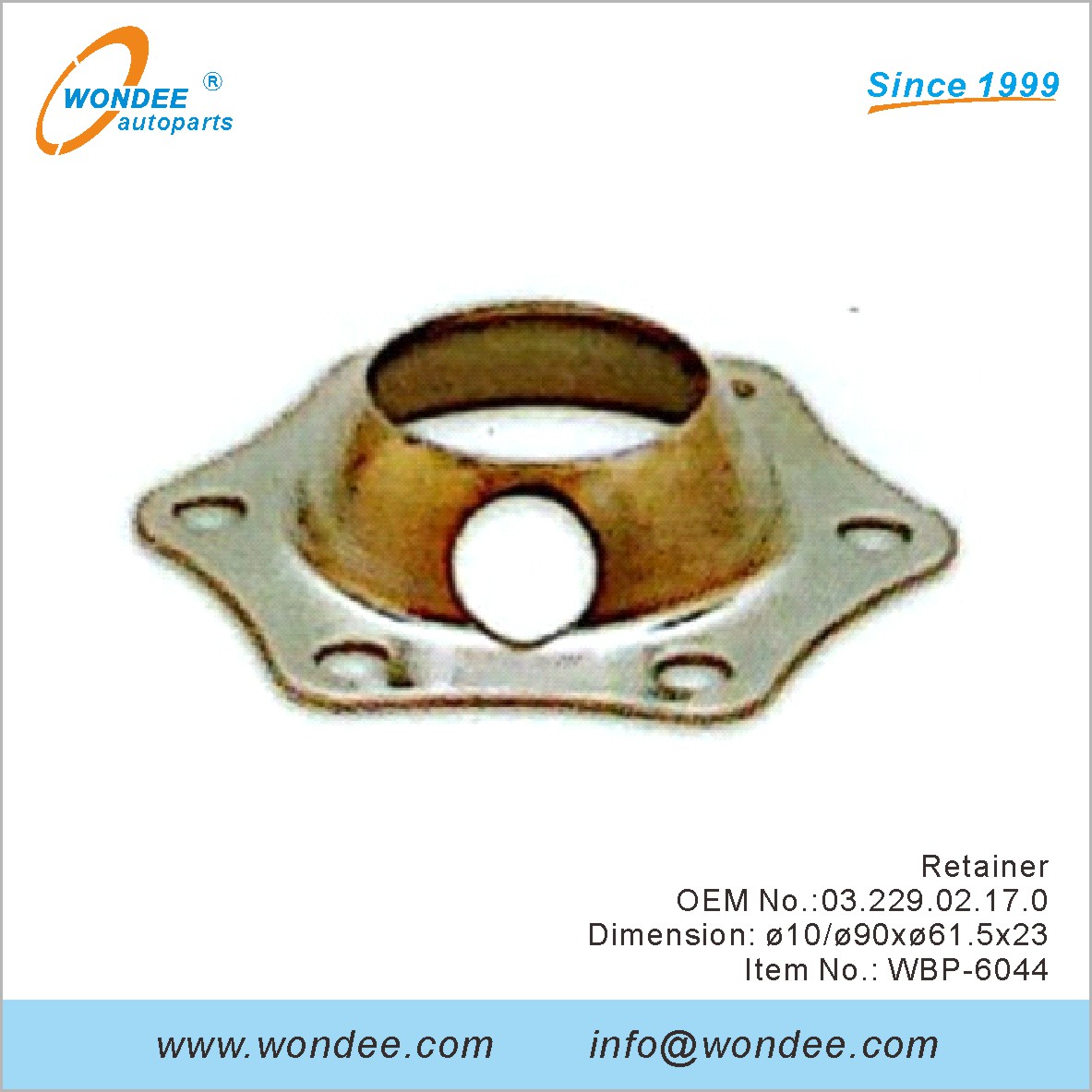 RETOUR OEM 0322902170 pour BPW de Wondee