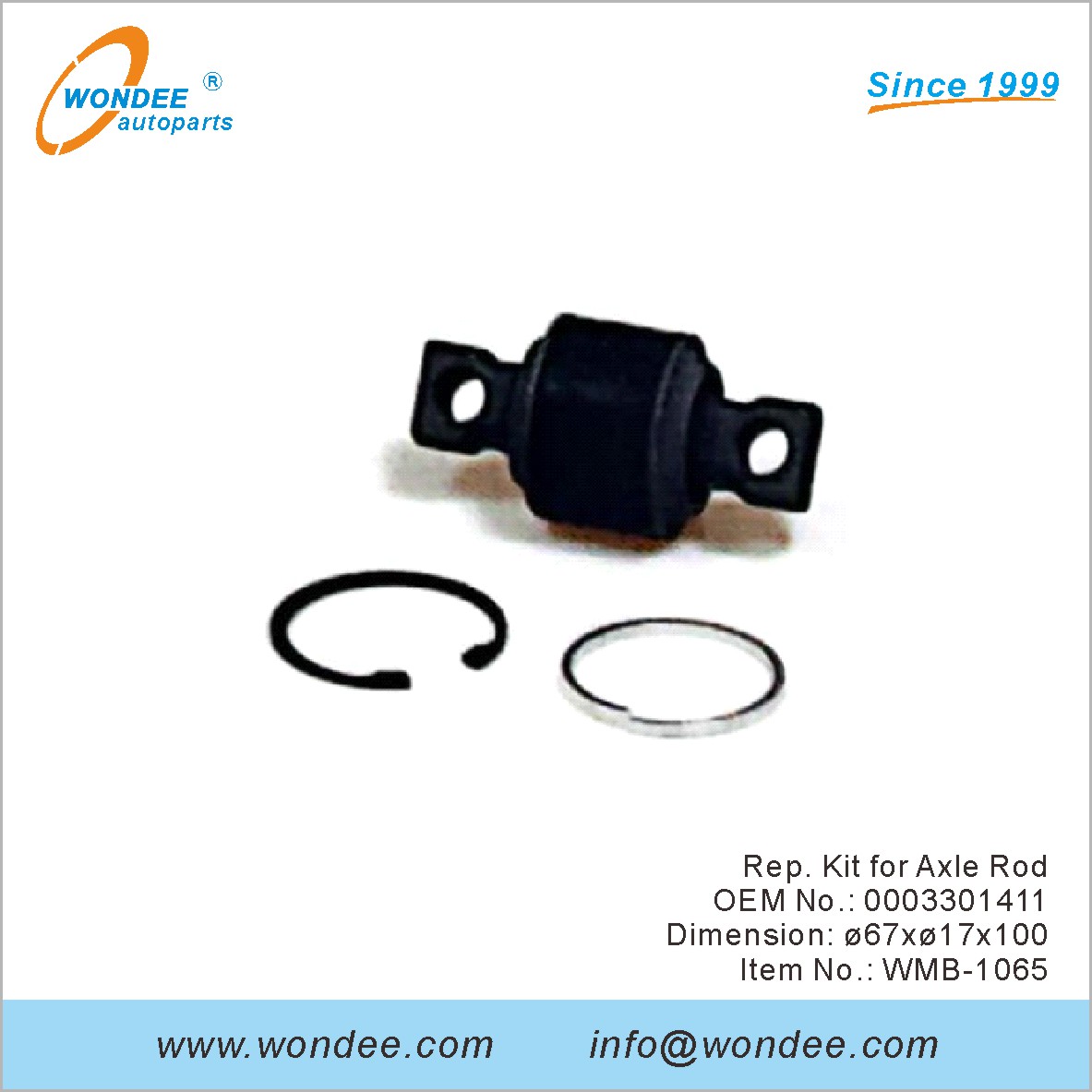 Kit de représentant pour la tige d'essieu OEM 0003301411 pour Benz de Wondee