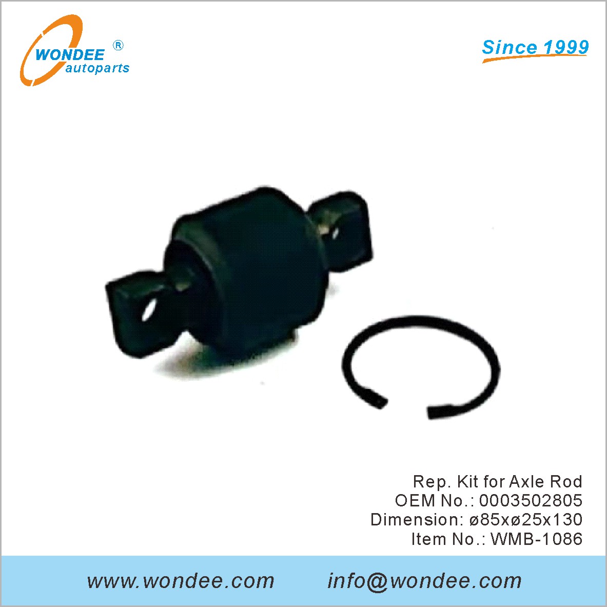 Kit de représentant pour la tige d'essieu OEM 0003502805 pour Benz de Wondee