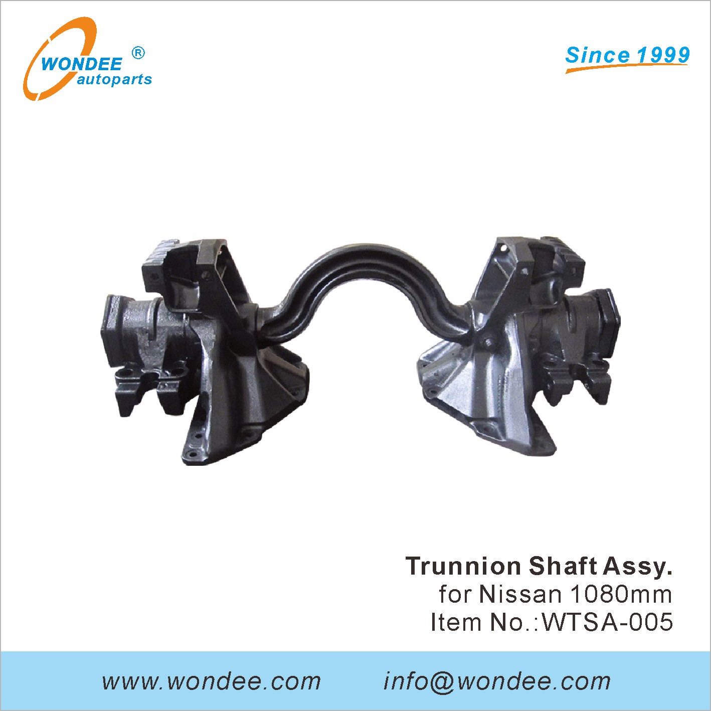 Ensemble d'arbre de Trunnion Wondee (5)