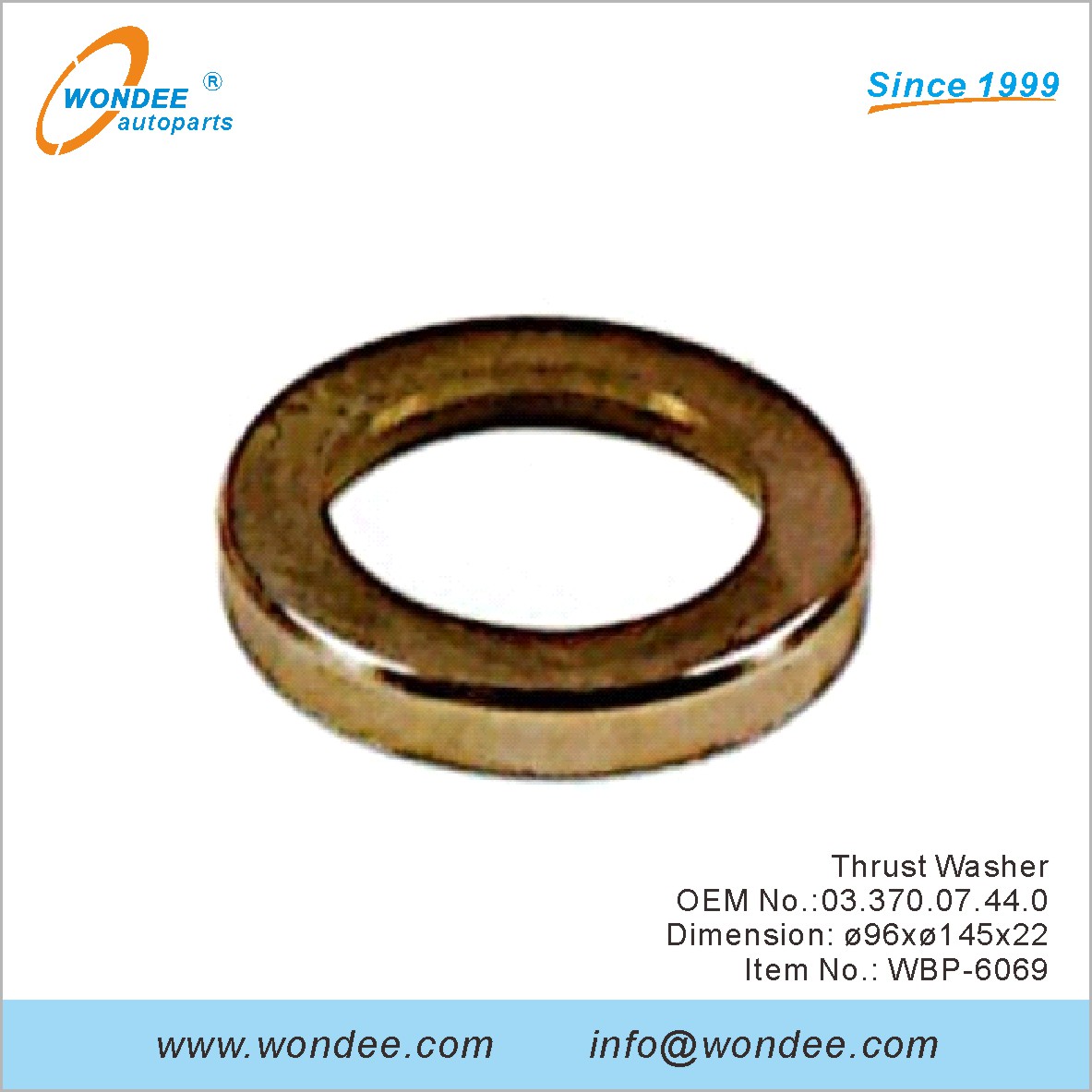 Lave-glace OEM 0337007440 pour BPW de Wondee