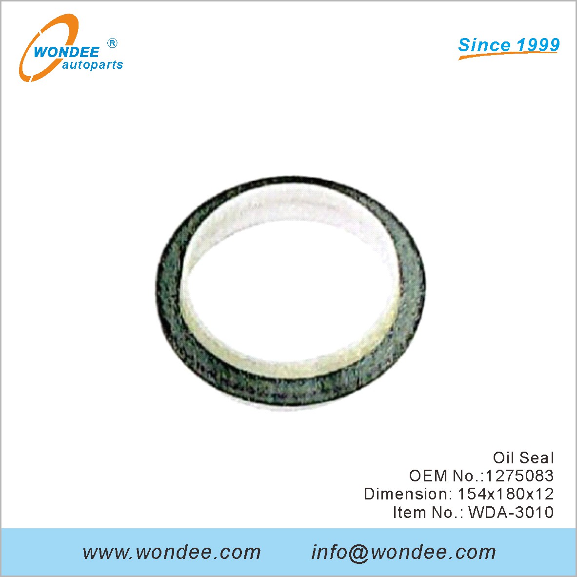 Sceau d'huile OEM 1275083 pour DAF de Wondee