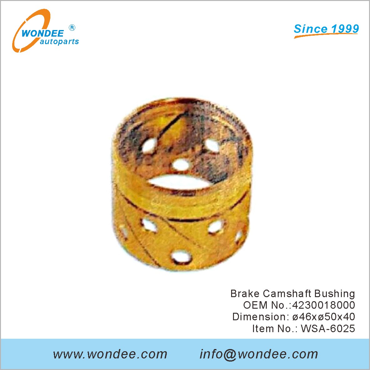 Frein Camarfing Bushing OEM 4230018000 pour SAF de Wondee