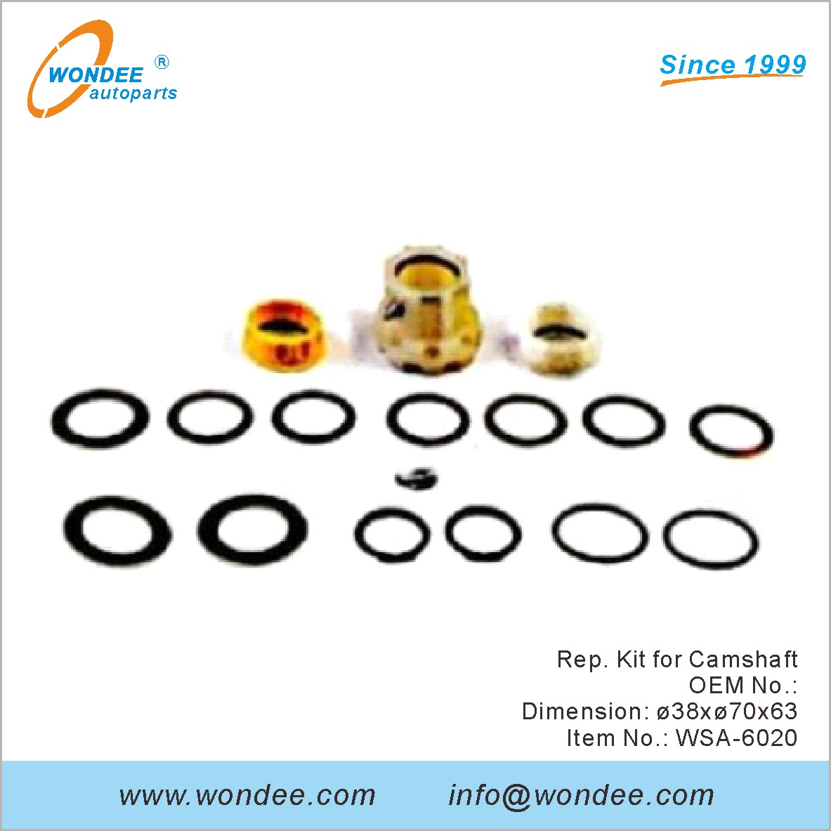 Kit de représentant pour l'OEM de l'arbre à cames pour SAF de Wondee (2)