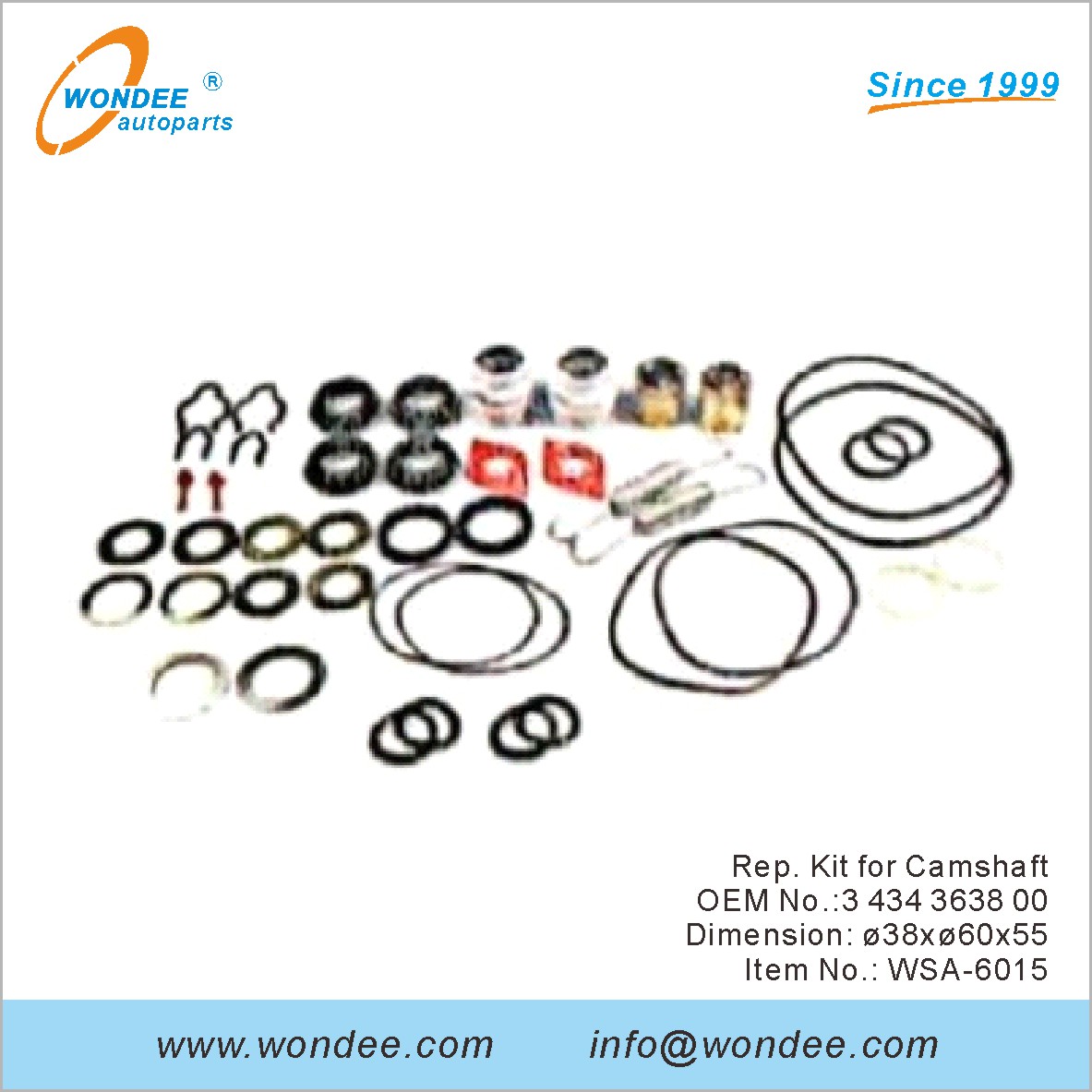 Rep.kit pour Camarfaft OEM 3 434 3638 00 pour SAF de Wondee