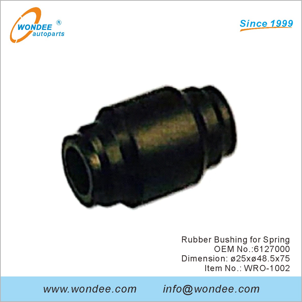 Suise en caoutchouc pour Spring OEM 6127000 pour ROR de Wondee