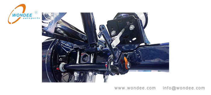 R&eacute;glages de slocks install&eacute;s sur l'essieu