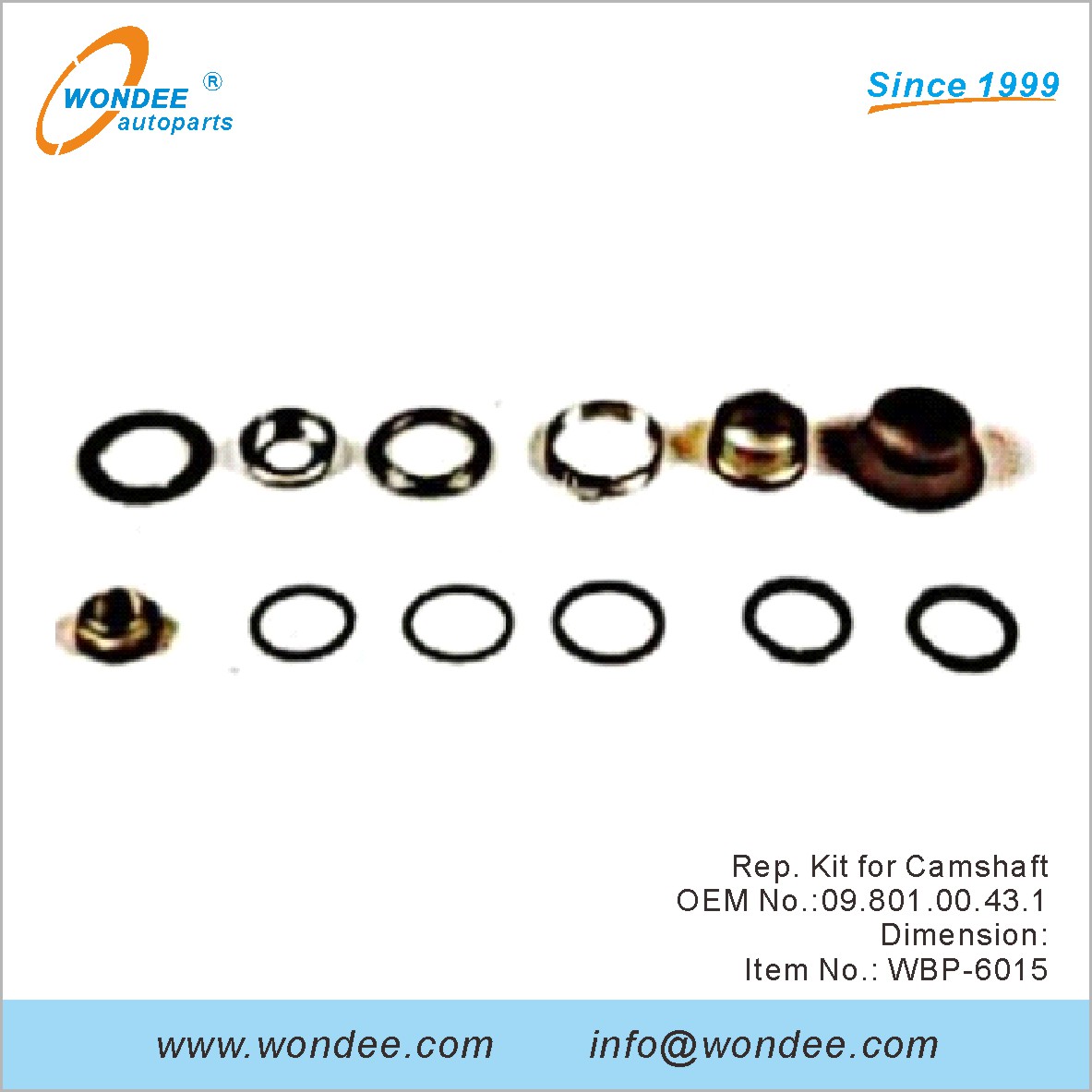 Kit de représentant pour Camarfaft OEM 0980100431 pour BPW de Wondee