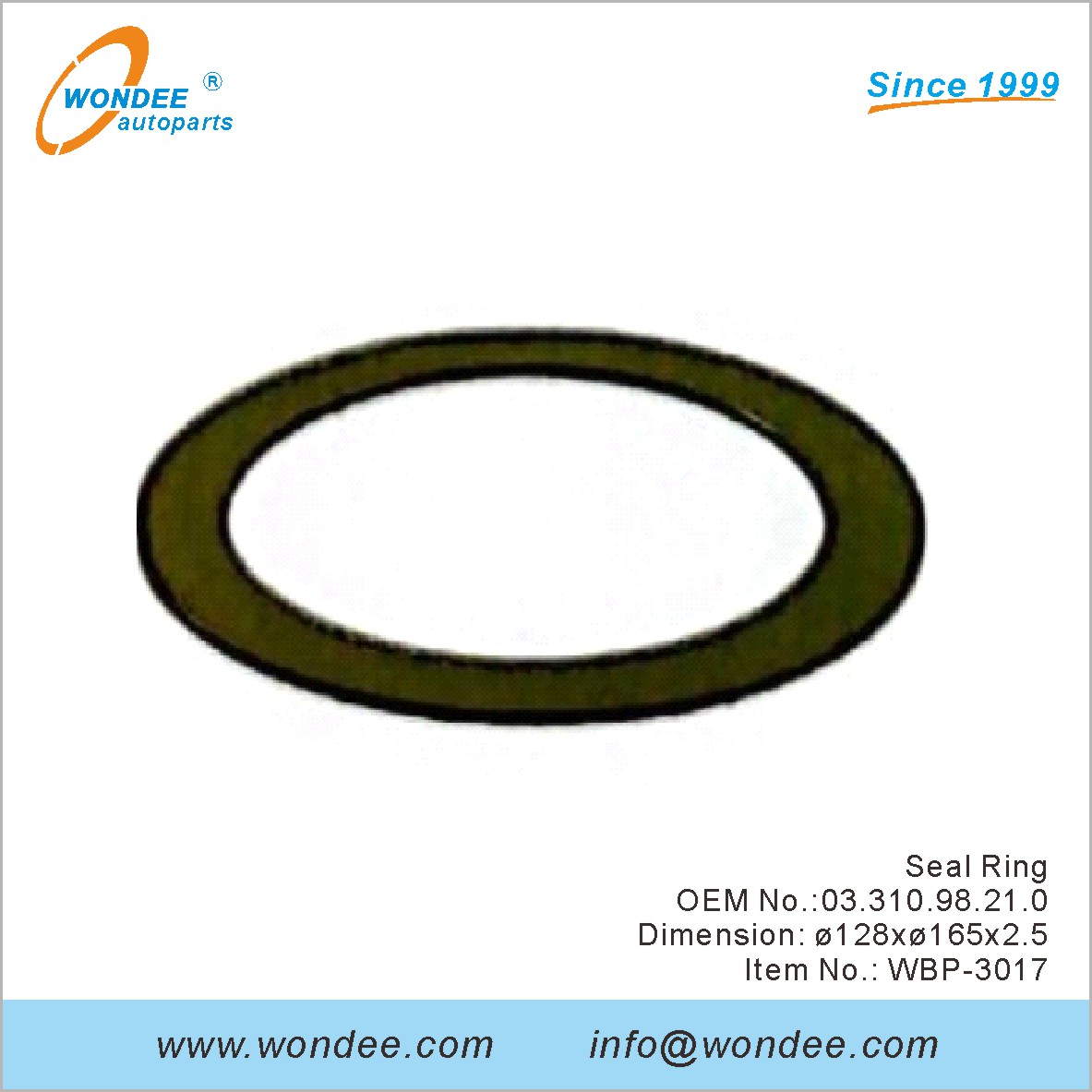 Scellé anneau OEM 0331098210 pour BPW de Wondee