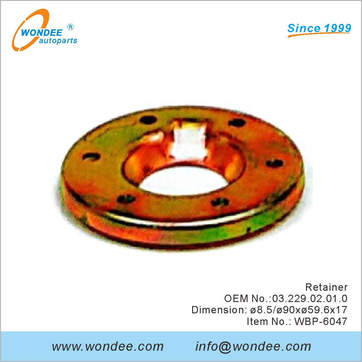 RETOUR OEM 0322902010 pour BPW de Wondee