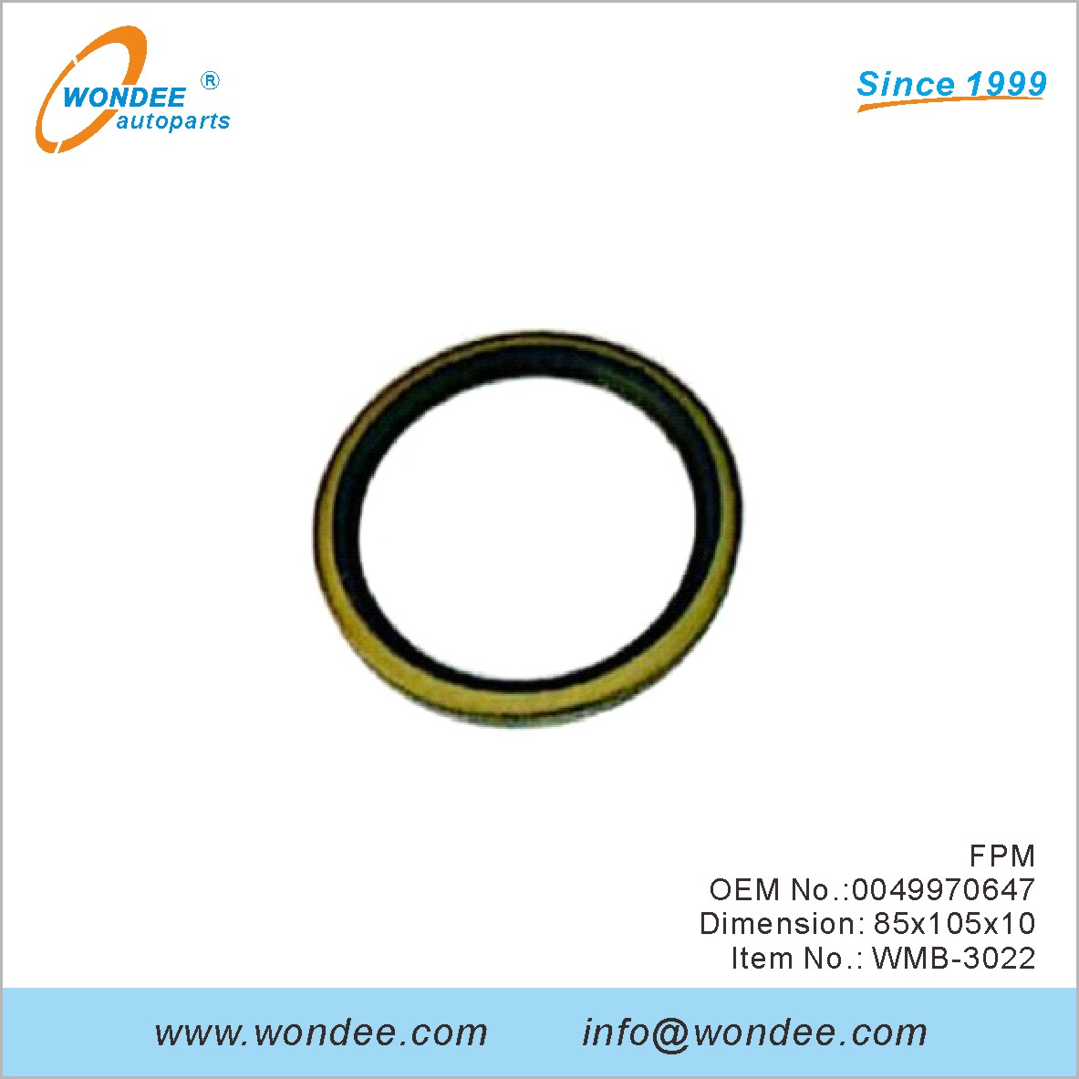 FPM OEM 0049970647 pour Benz de Wondee