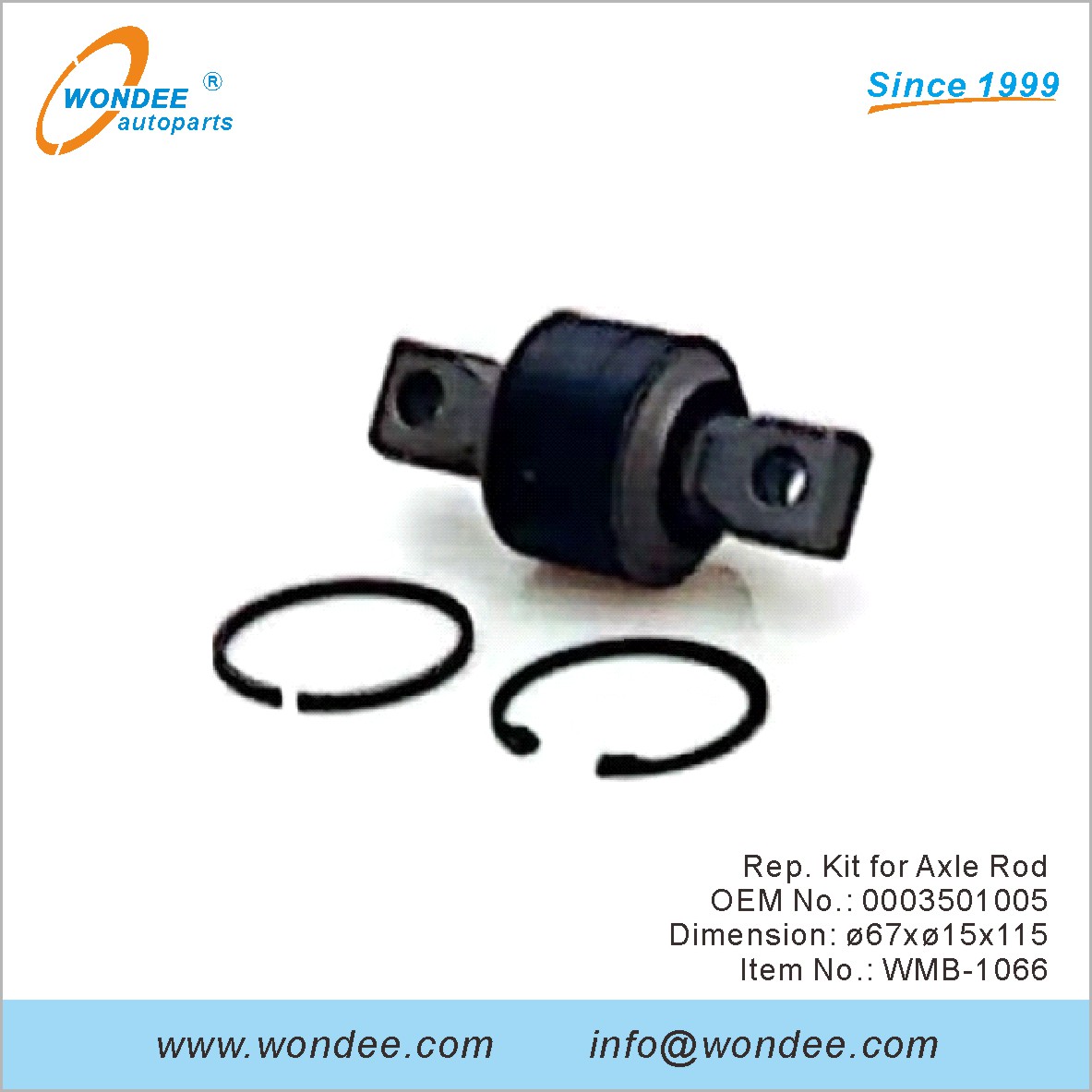 Kit de représentant pour la tige d'essieu OEM 0003501005 pour Benz de Wondee