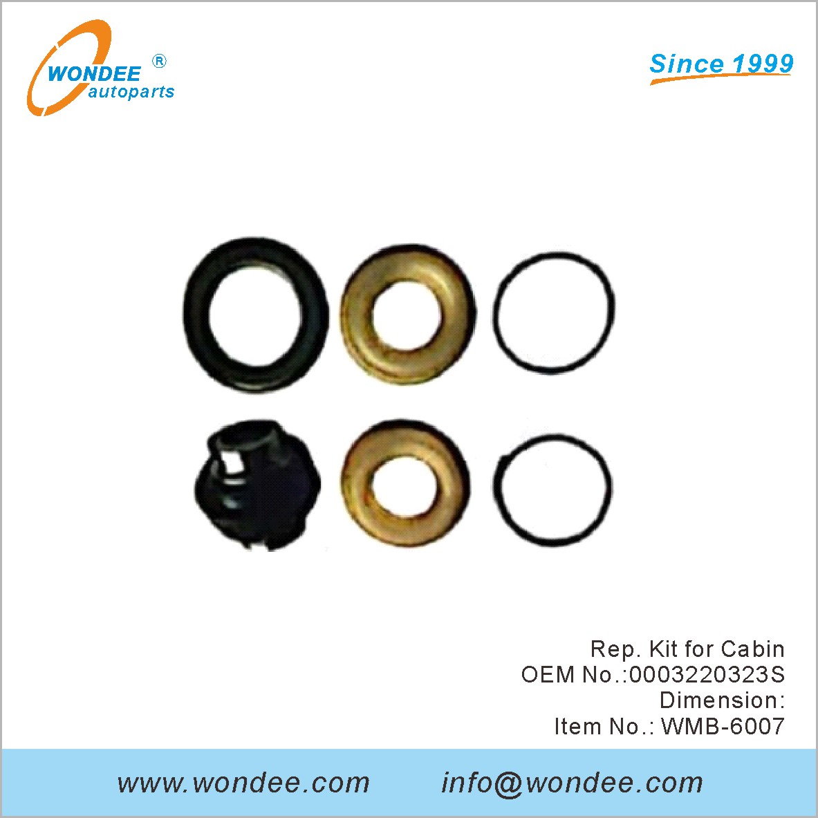 Kit de représentant pour la cabine OEM 0003220323S pour Benz de Wondee
