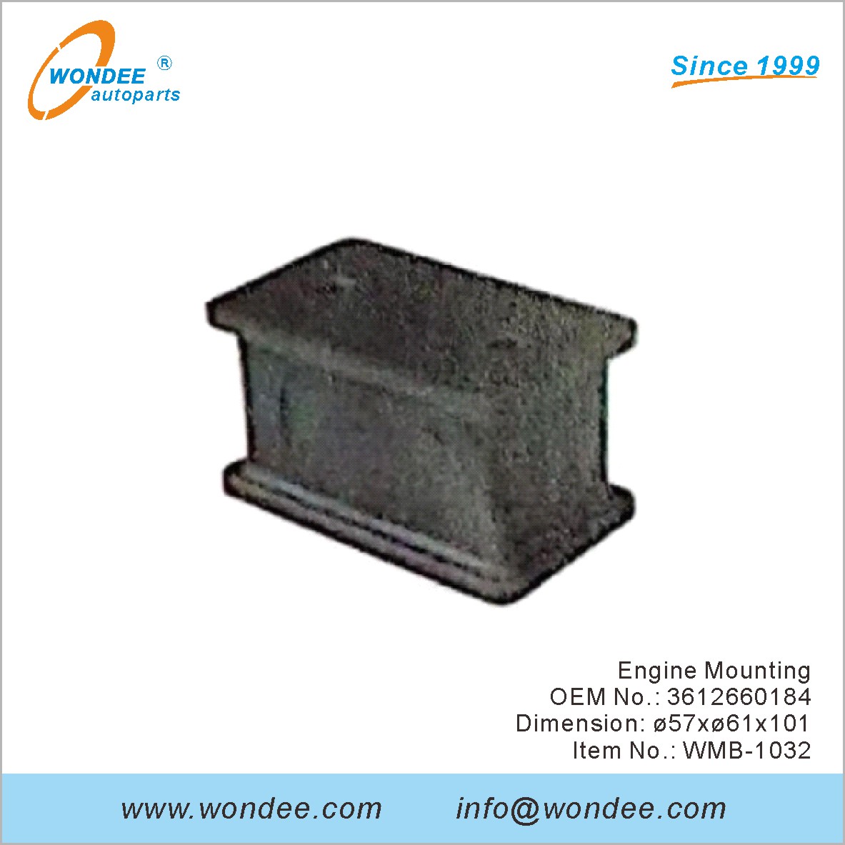 Montage du moteur OEM 3612660184 pour Benz de Wondee