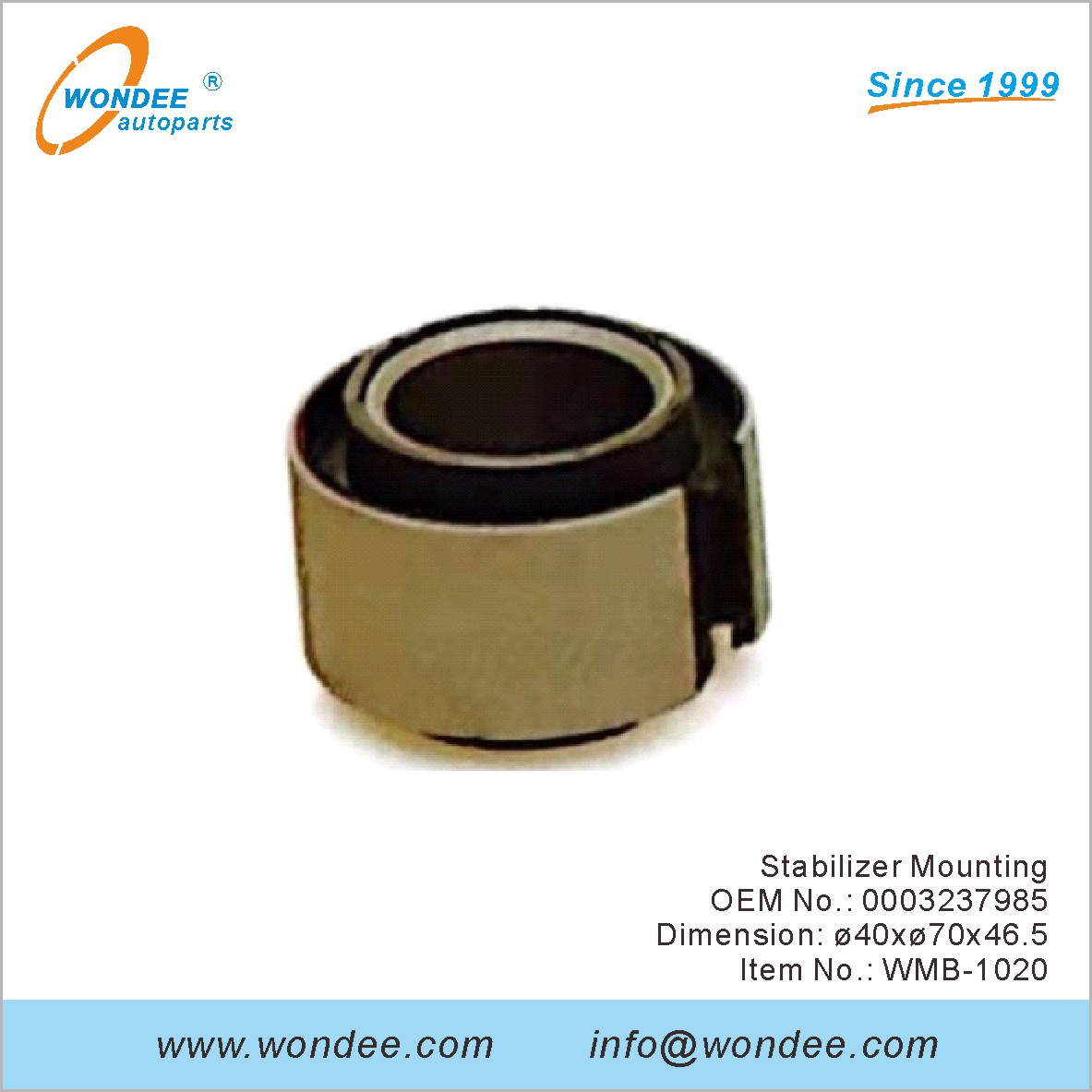 Montage du stabilisateur OEM 0003237985 pour Benz de Wondee