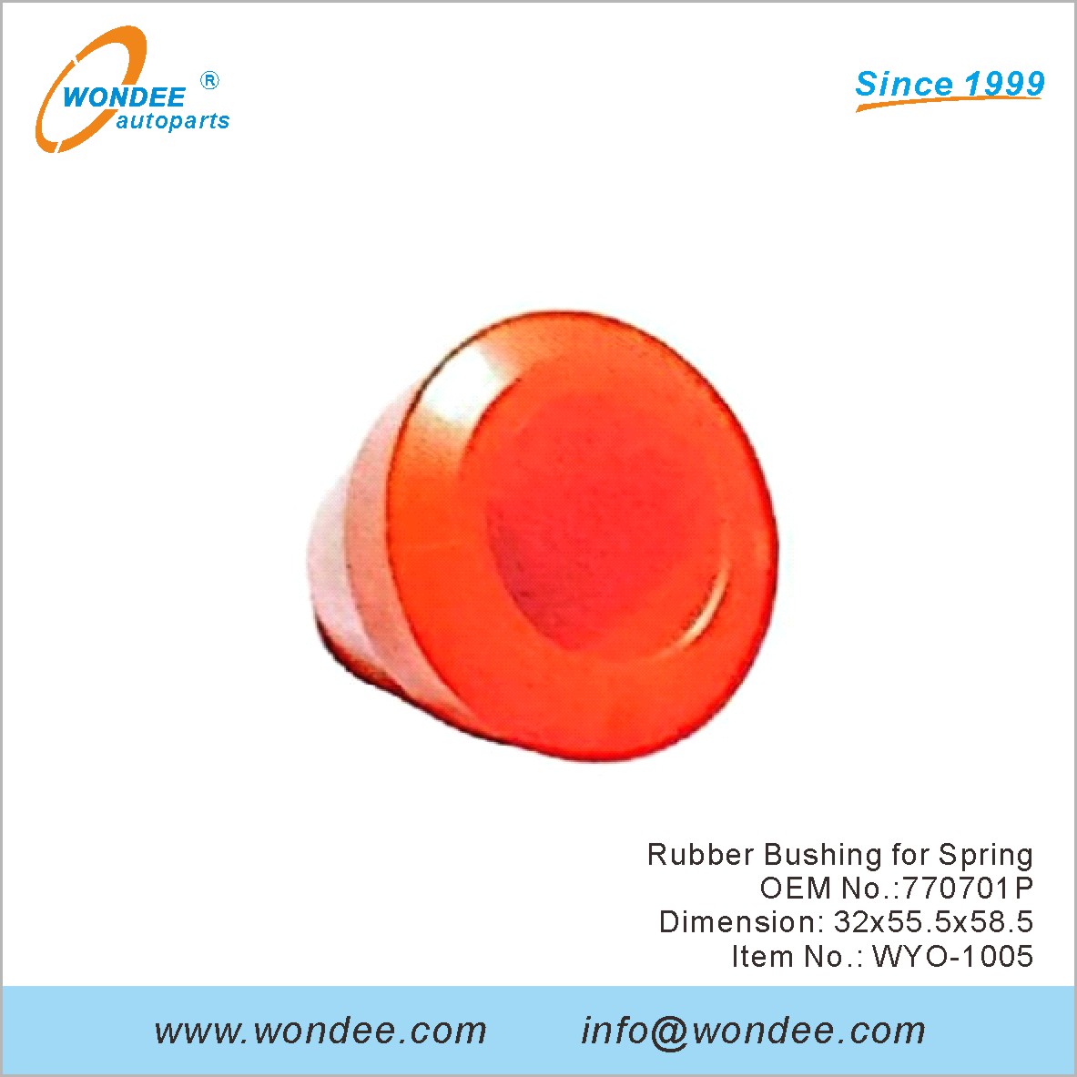 Suise en caoutchouc pour Spring OEM 770701P pour Volvo de Wondee