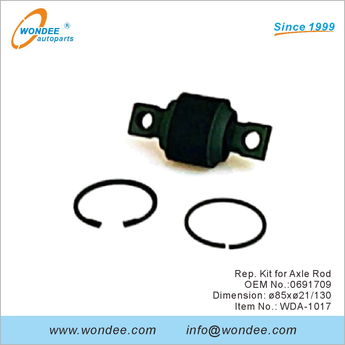 REP. Kit pour essieu Rodo OEM 0691709 pour DAF de Wondee