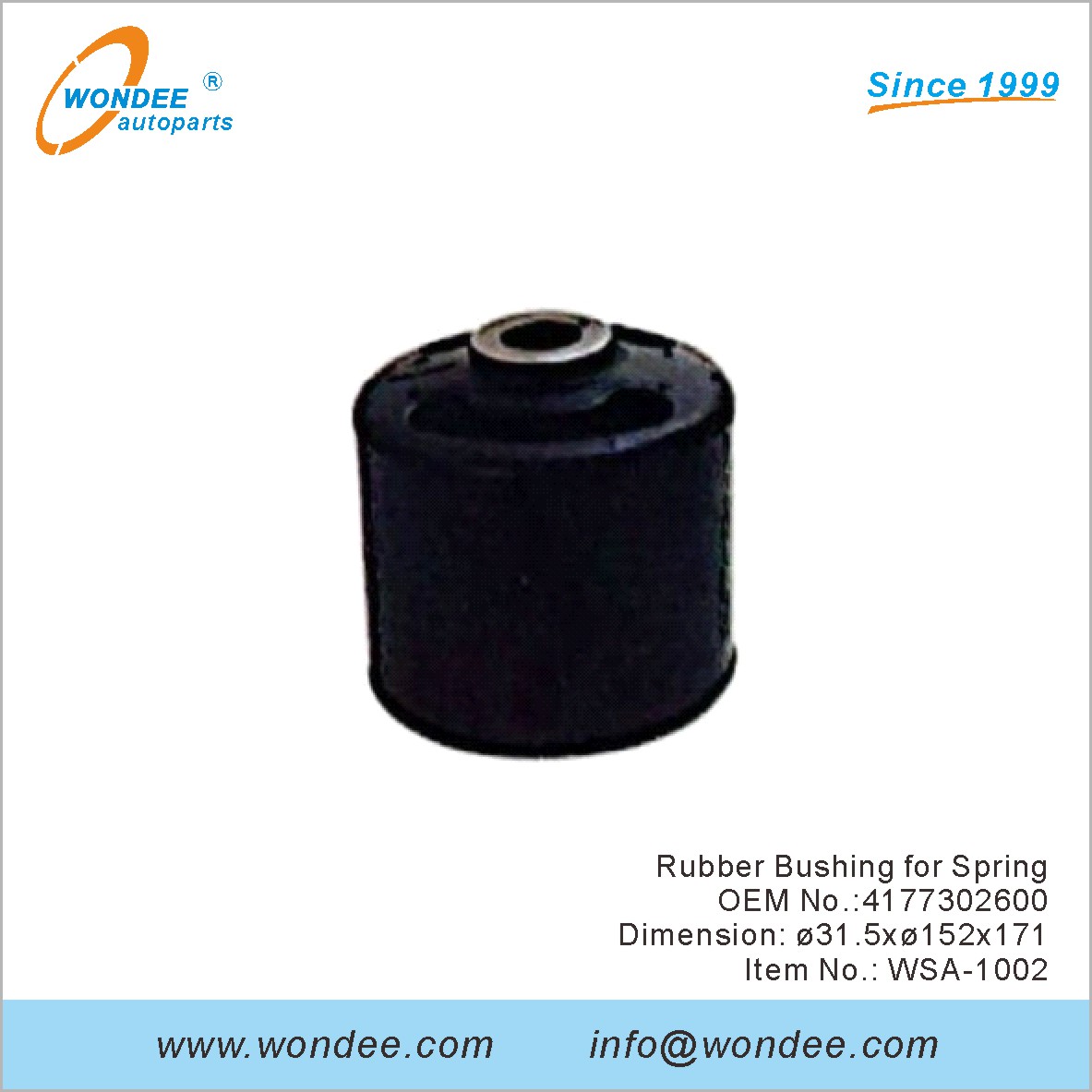 Suise en caoutchouc pour Spring OEM 4177302600 pour SAF de Wondee