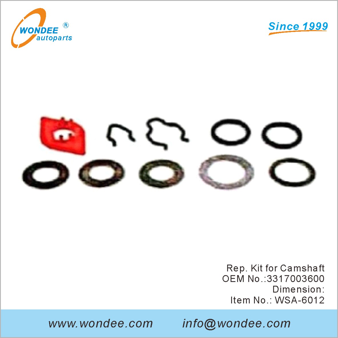 REP. Kit pour Camarfaft OEM 3317003600 pour SAF de Wondee