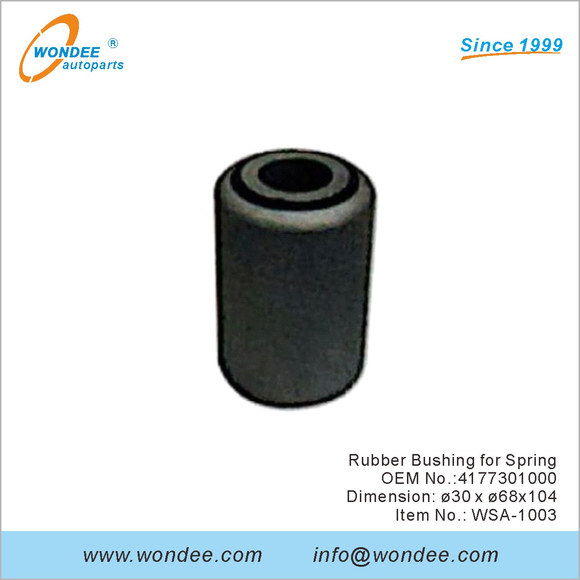 Suise en caoutchouc pour Spring OEM 4177301000 pour SAF de Wondee