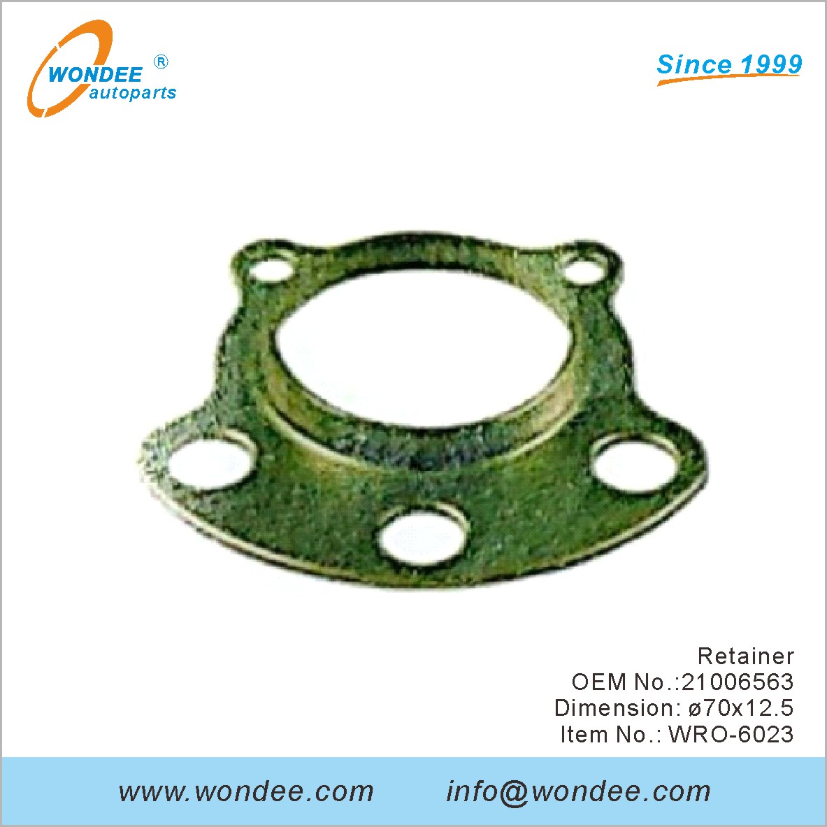 RETOUR OEM 21006563 pour ROR de Wondee