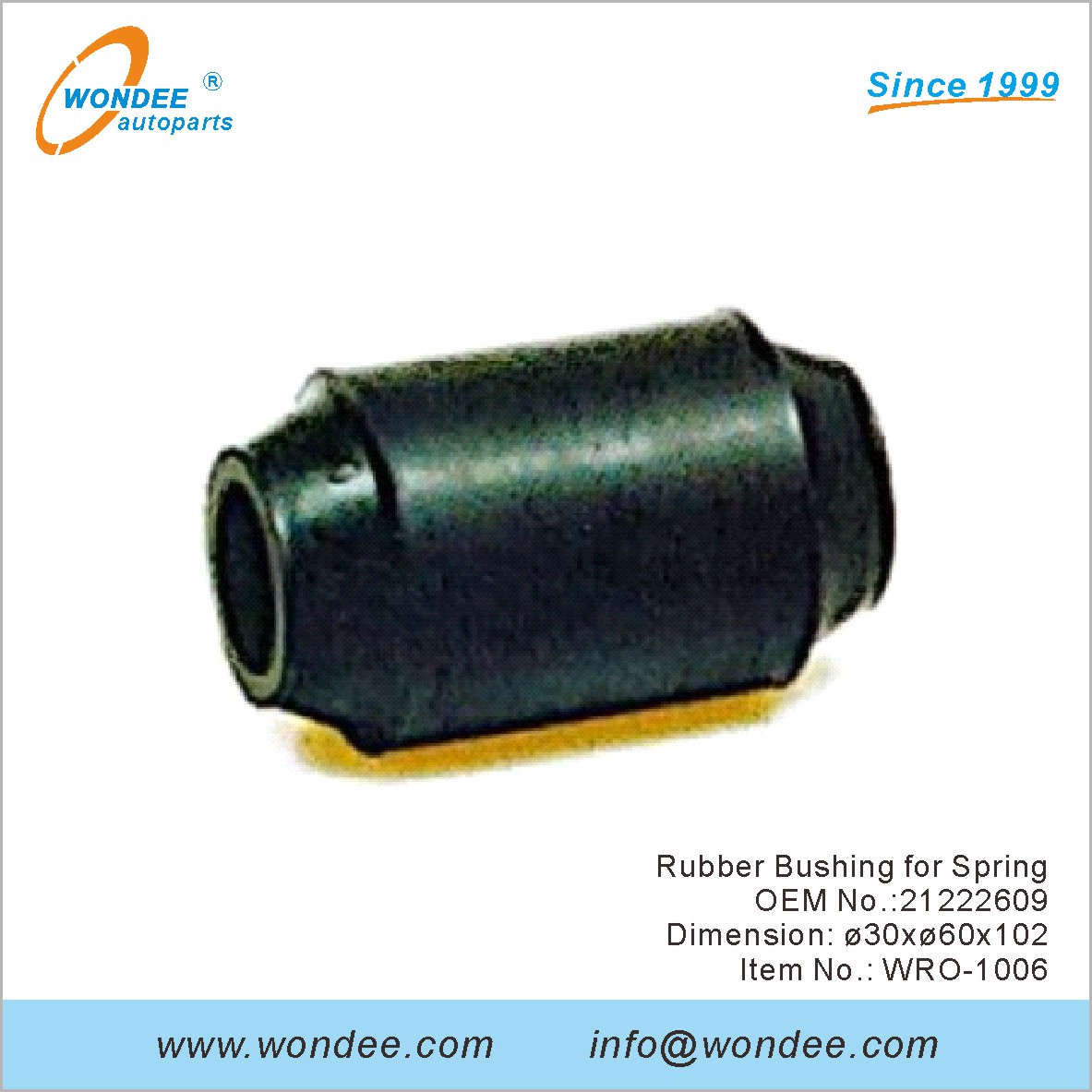 Suise en caoutchouc pour Spring OEM 21222609 pour ROR de Wondee