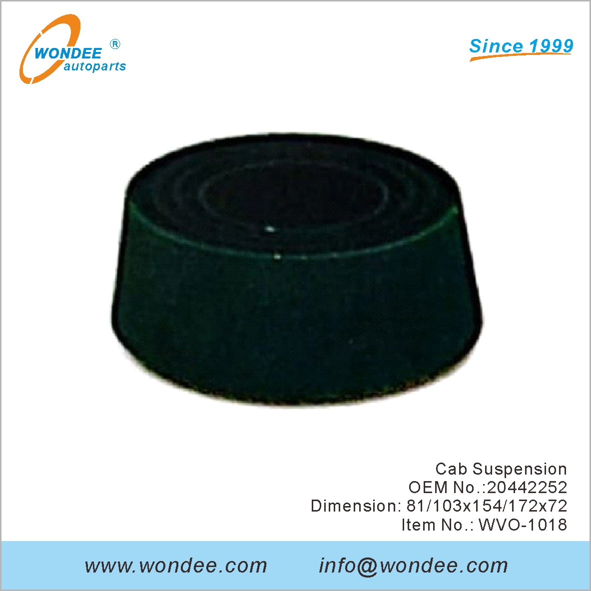 Suspension de cabine OEM 20442252 pour Volvo depuis Wondee