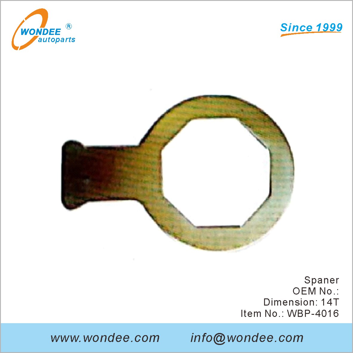 Spanner OEM pour BPW de Wondee