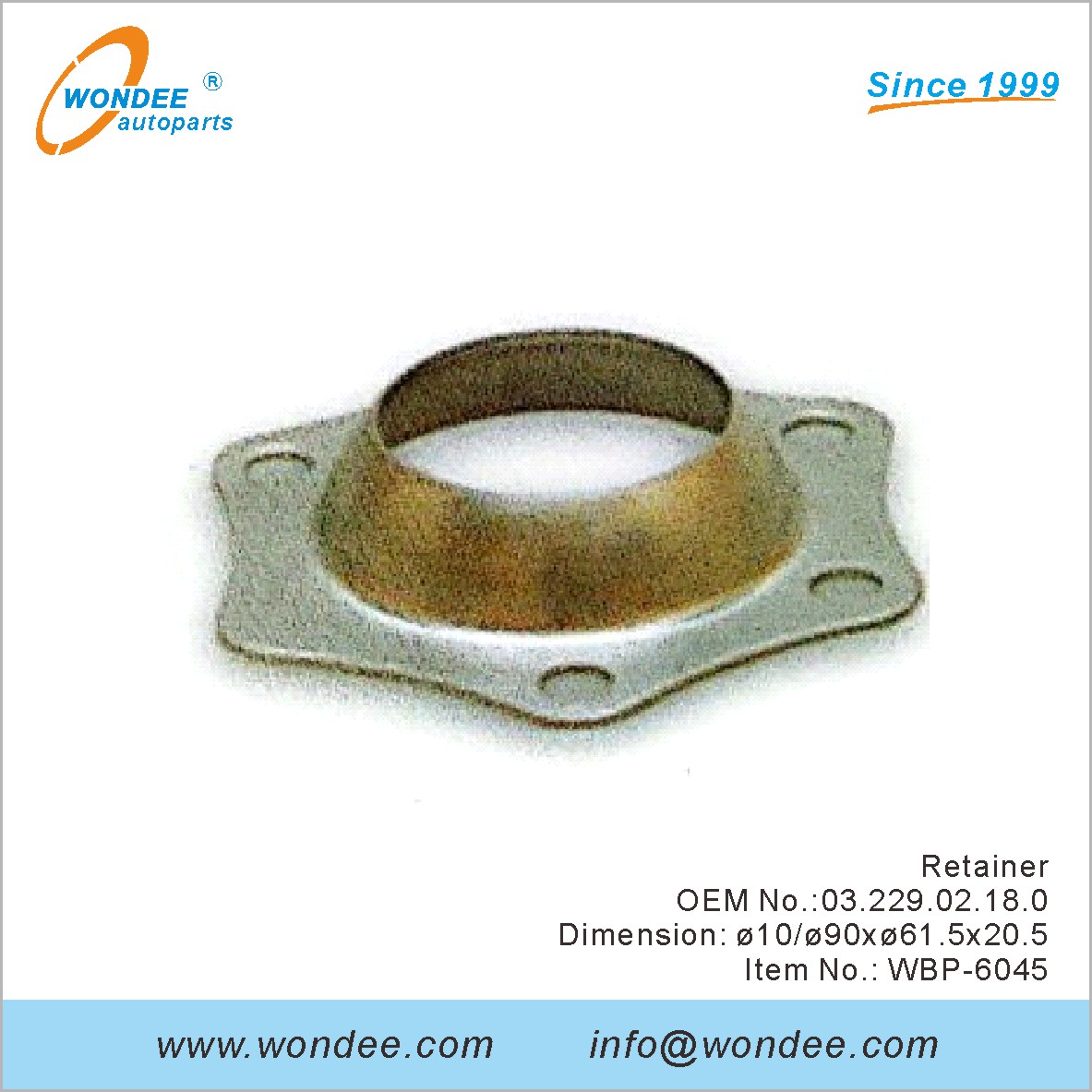 RETOUR OEM 0322902180 pour BPW de Wondee
