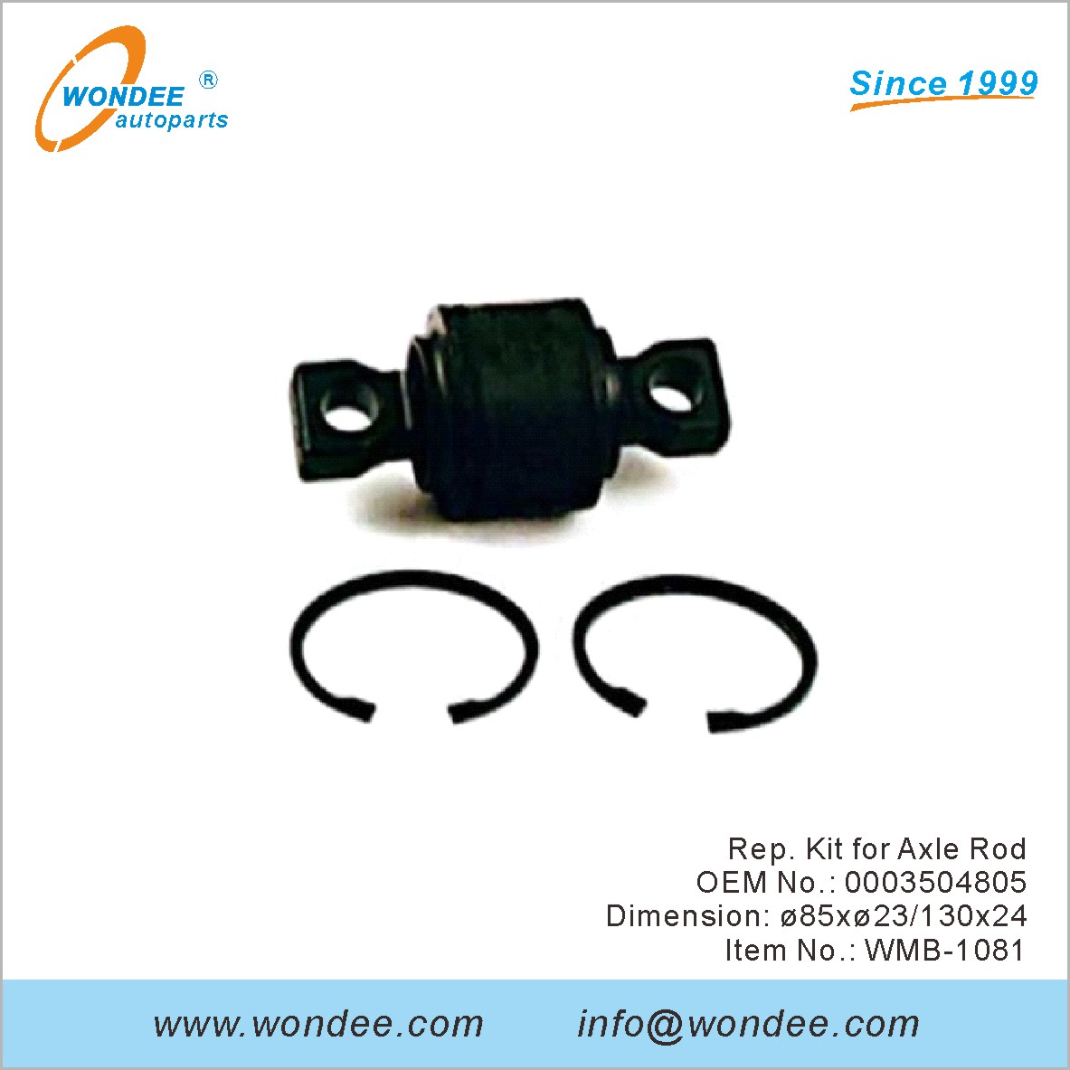 Kit de représentant pour la tige d'essieu OEM 0003504805 pour Benz de Wondee