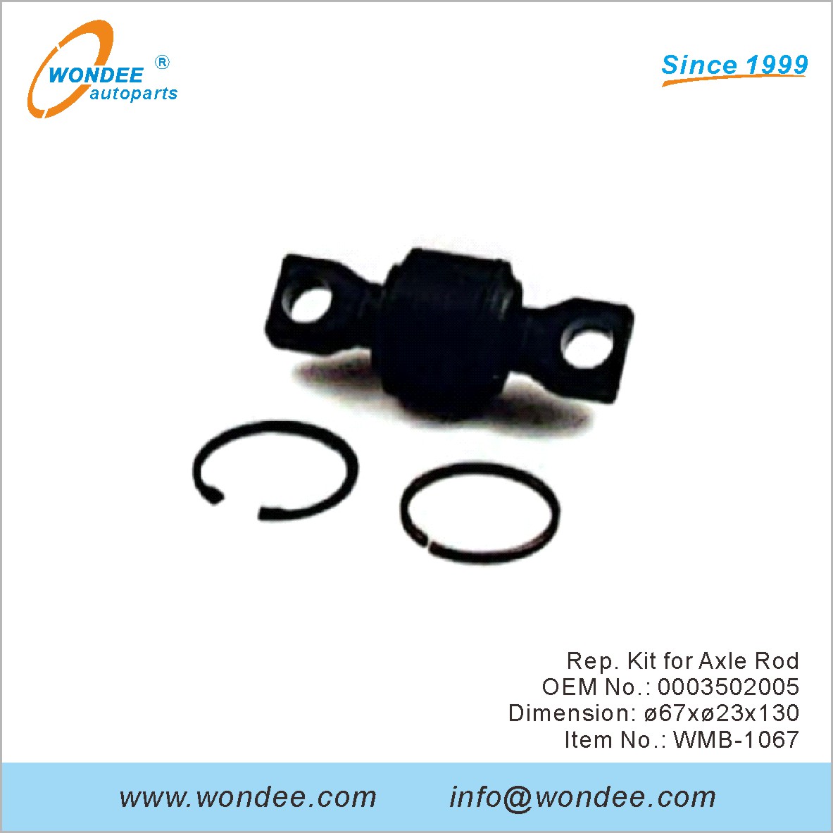 Kit de représentant pour la tige d'essieu OEM 0003502005 pour Benz de Wondee