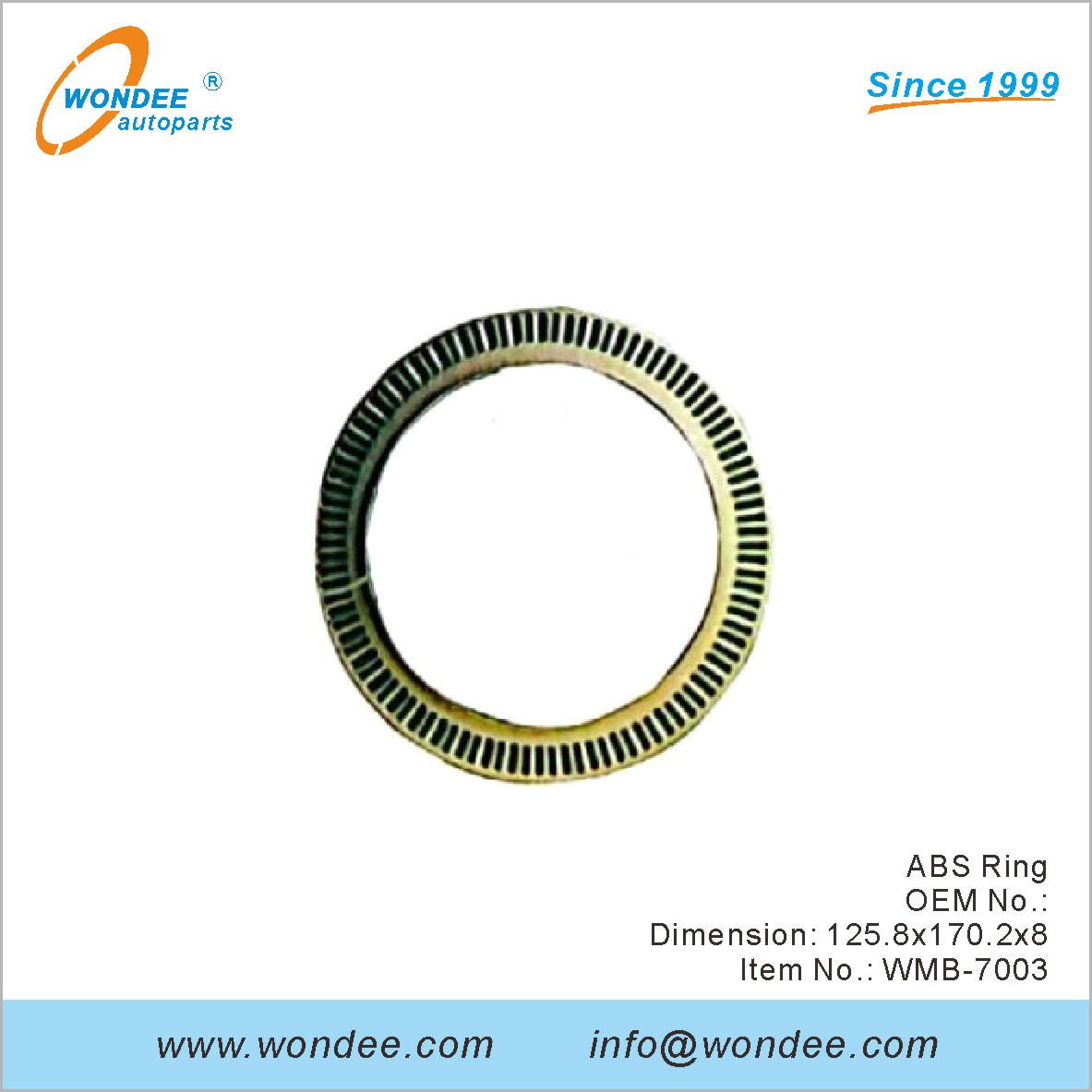 ABS RING OEM pour Benz de Wondee