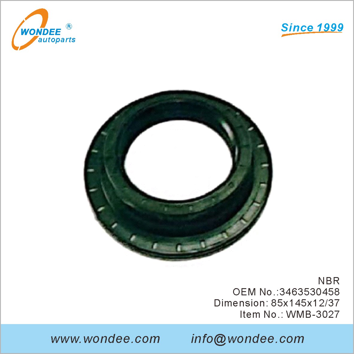 NBR OEM 3463530458 pour Benz de Wondee