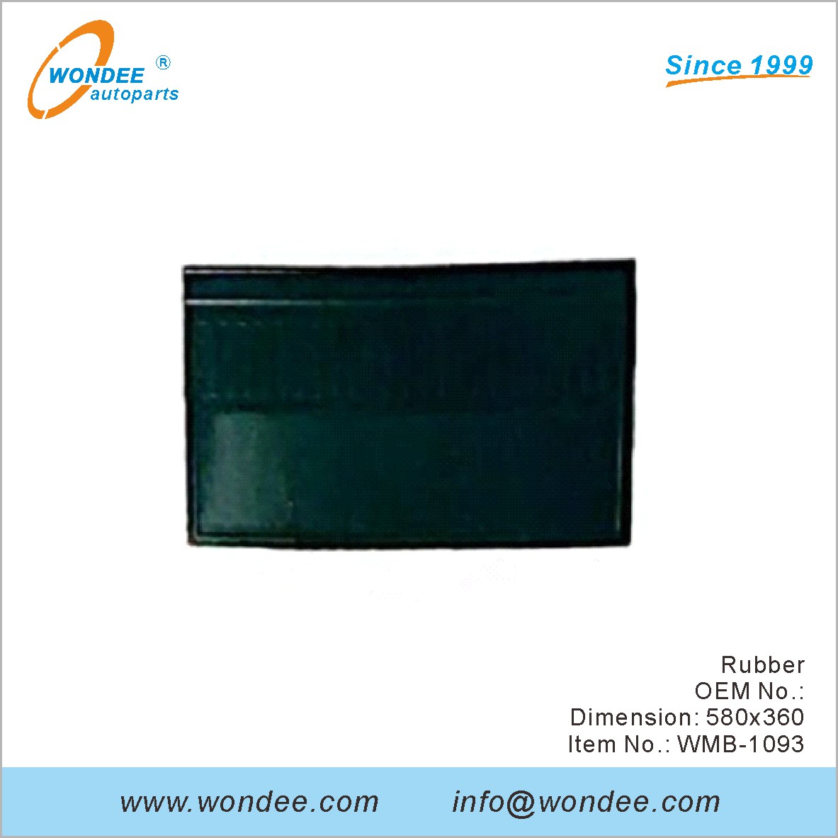 OEM du caoutchouc pour Benz de Wondee