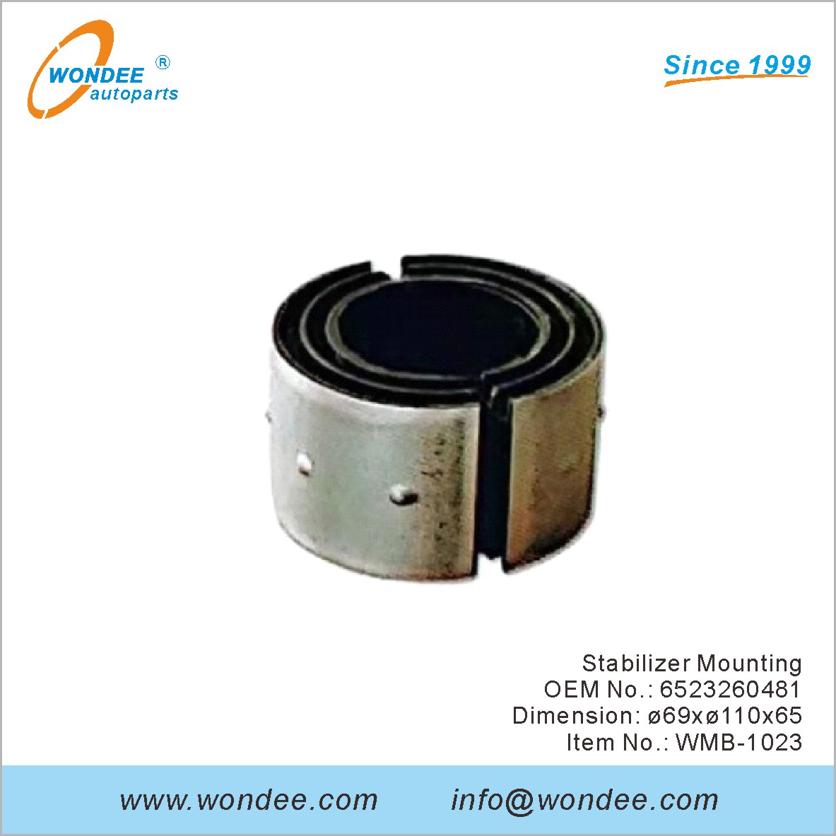 Montage du stabilisateur OEM 6523260481 pour Benz de Wondee
