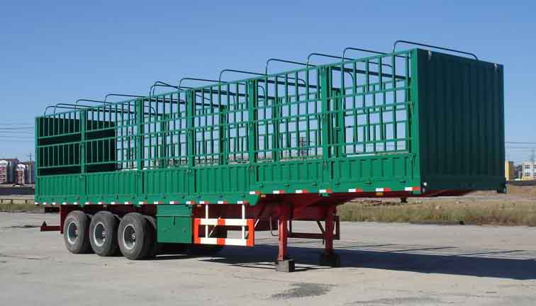 Une semi-remorque Wondee Warehouse Grid Semi Trailer pour le cargaison en vrac du fabricant de Chine
