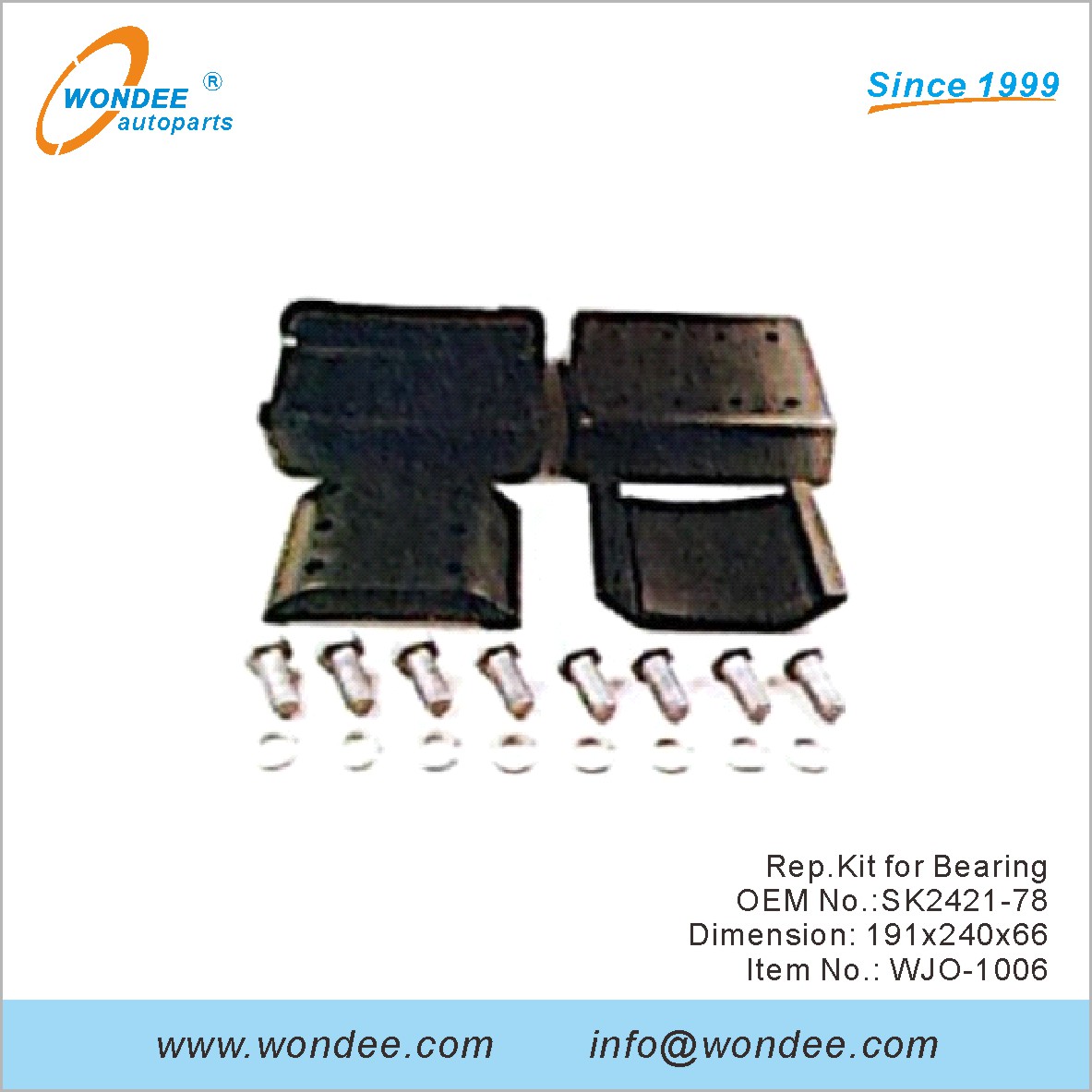 Rep.kit pour porter OEM SK2421-78 pour Jost de Wondee