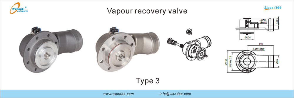 Valve de récupération de vapeur de Wondee Autoparts (8)