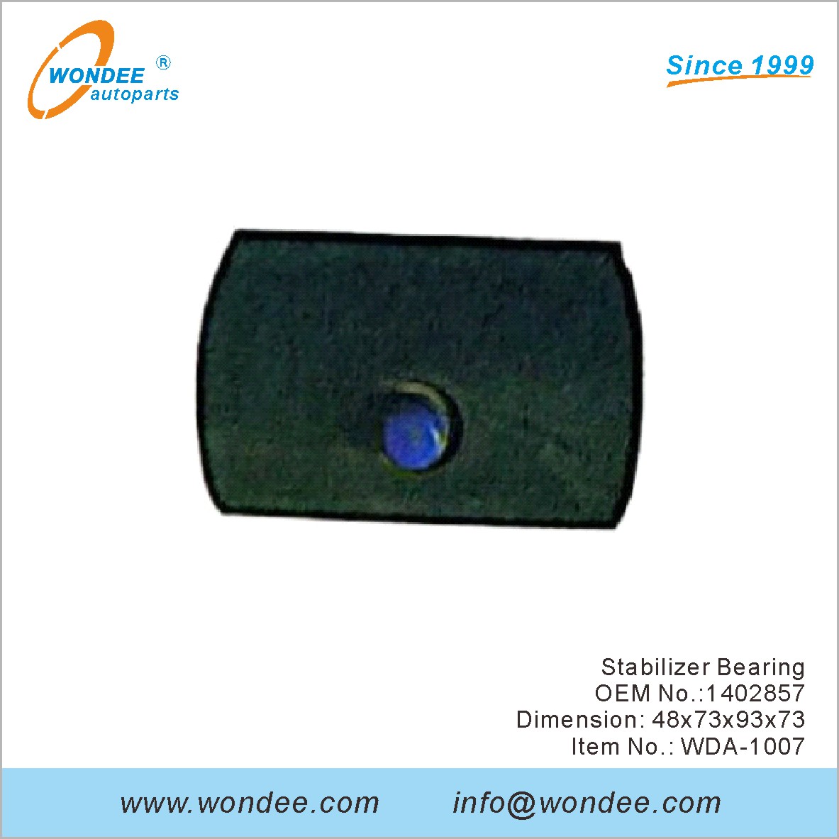 Stabilisateur portant OEM 1402857 pour DAF de Wondee