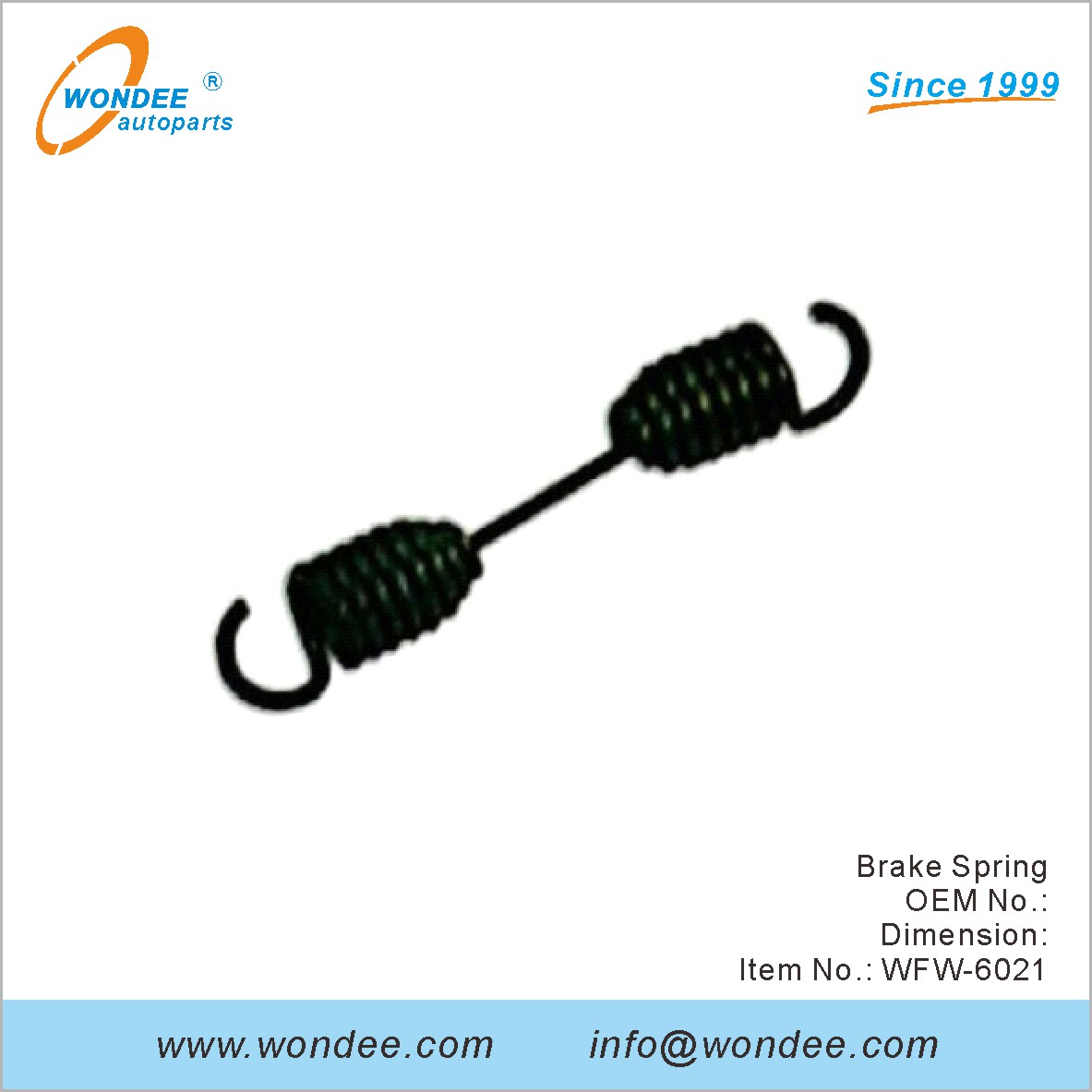 Frein Spring OEM pour Fuwa de Wondee 