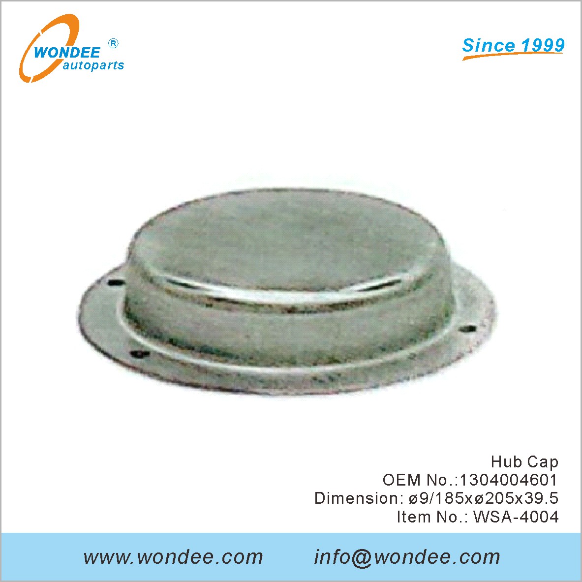 Hub Cap OEM 1304004601 pour SAF de Wondee