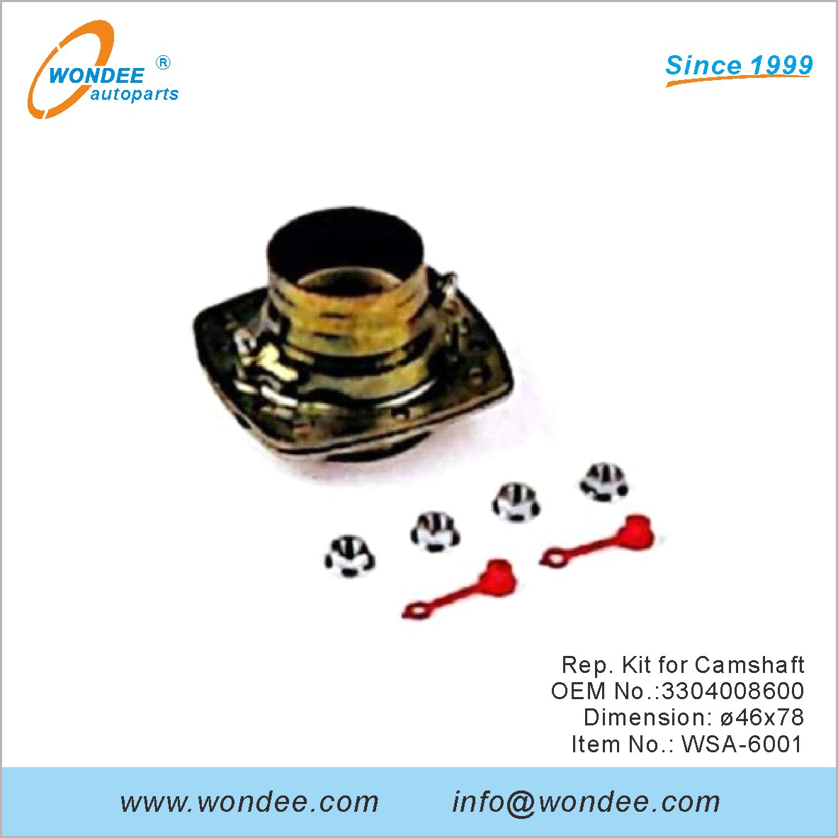 Rep.kit pour Camarfaft OEM 3304008600 pour SAF de Wondee