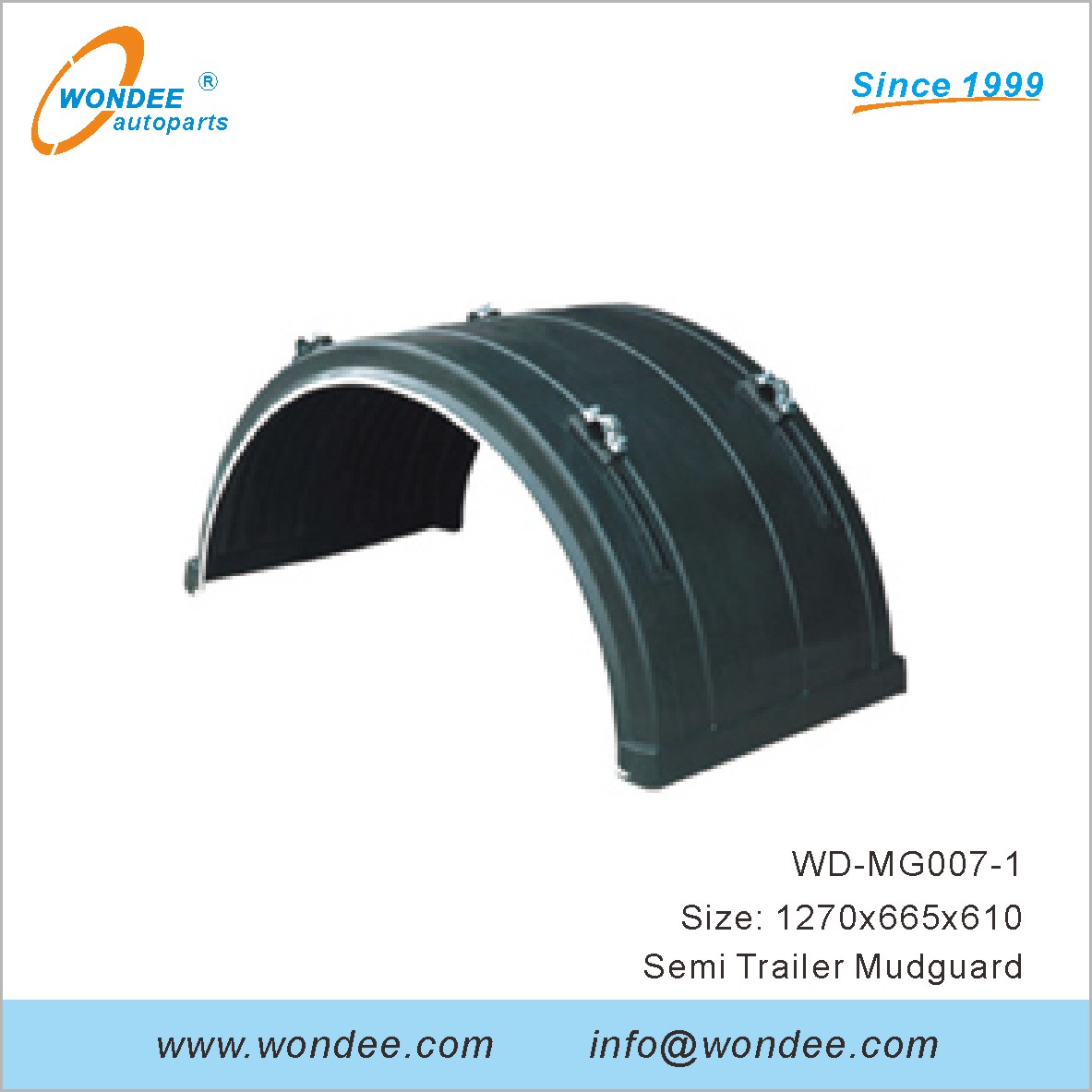 WD-MG-008 Semi-remorque de boue de boue de Wondee Autoparts (8)